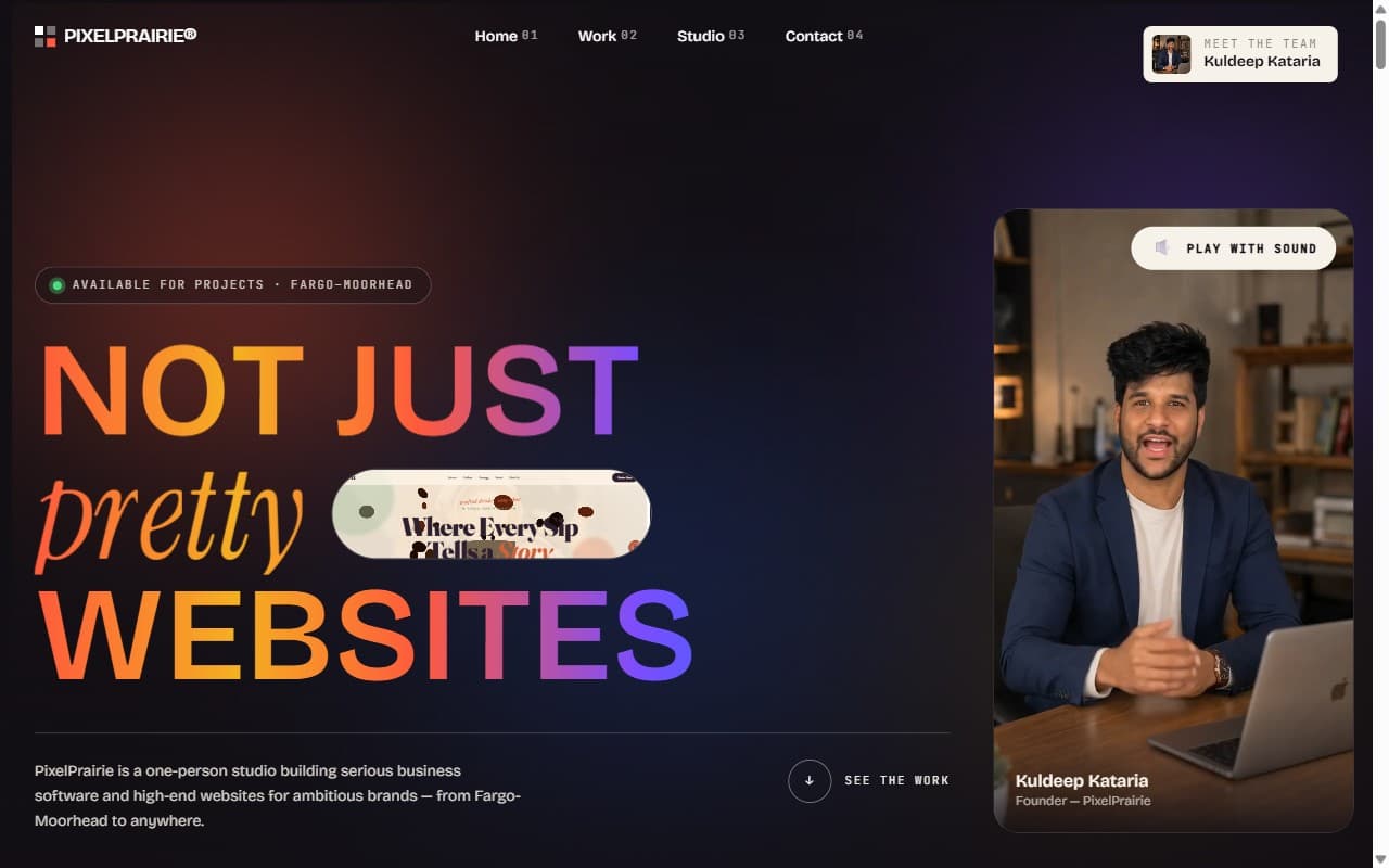 Fuel Studio — Motion Portfolio website